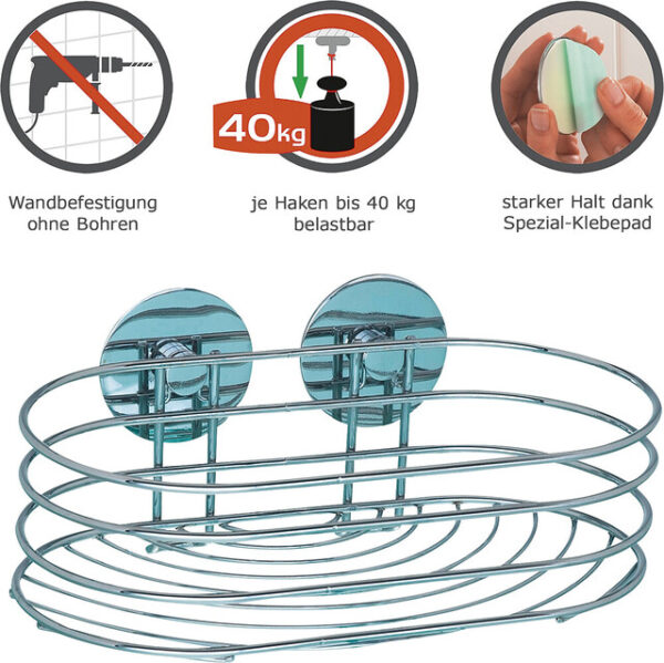 Wandablage WENKO Turbo-Loc Chrom – Bild 2