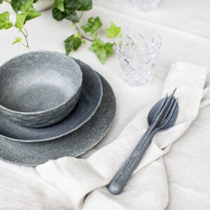 Müslischale koziol Club Bowl 4er-Set Farbe nature ash grey