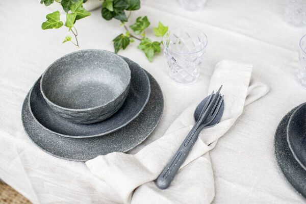 Müslischale koziol Club Bowl 4er-Set Farbe nature ash grey