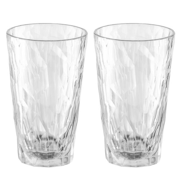 Trinkglas koziol CLUB No. 6 Superglas 300 ml, 2er-Set Farbe crystal clear
