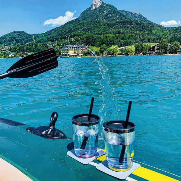 Magnet-Trinkbecher silwy 250 ml 6er-Set + Deckel Fb. multicolour – Bild 2