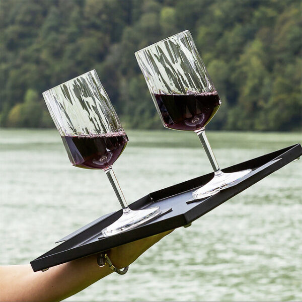 Magnet-Kunststoffgläser silwy WEIN 2er-Set Hightech 200 ml Fb. transparent – Bild 5