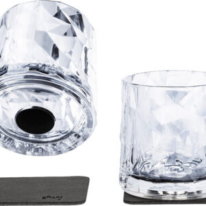 Magnet-Kunststoffgläser silwy TUMBLER 2er-Set Hightech 250ml Fb. transparent