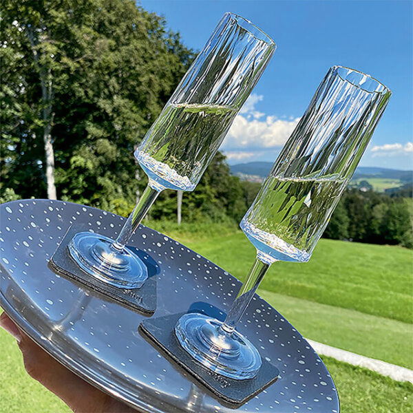 Magnet-Kunststoffgläser silwy SEKT 2er-Set Hightech 150 ml Fb. transparent – Bild 5