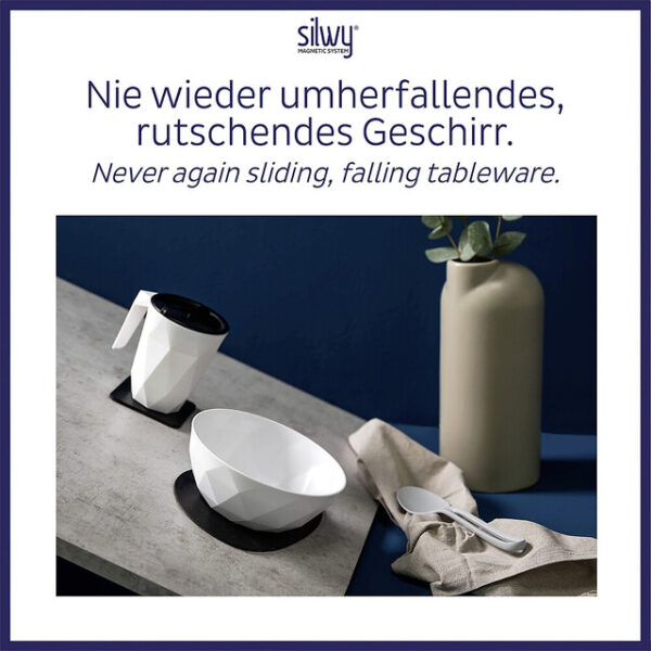 Universal-Magnet-Teller silwy 6er-Set Fb. weiß – Bild 7
