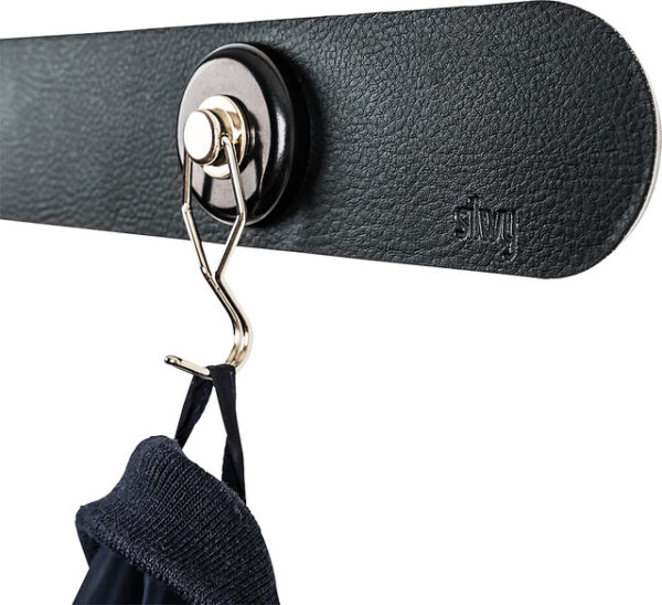 Metall-Leiste silwy 50 cm BLACK f. Gläser / Pins / Haken Fb. schwarz – Bild 4