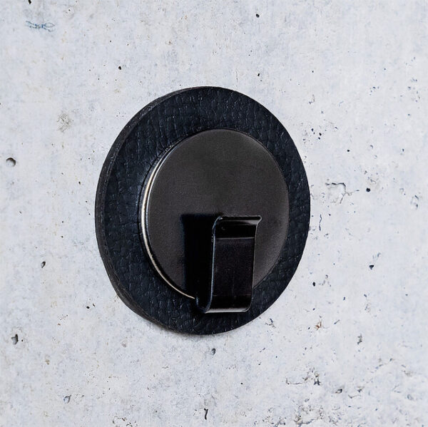 Magnet-Haken silwy CLEVER BLACK Fb. schwarz inkl Metall-Nano-Gel-Pad BLACK – Bild 2