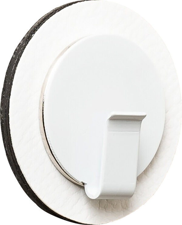 Magnet-Haken silwy CLEVER WHITE Fb. weiß inkl Metall-Nano-Gel-Pad WHITE – Bild 2