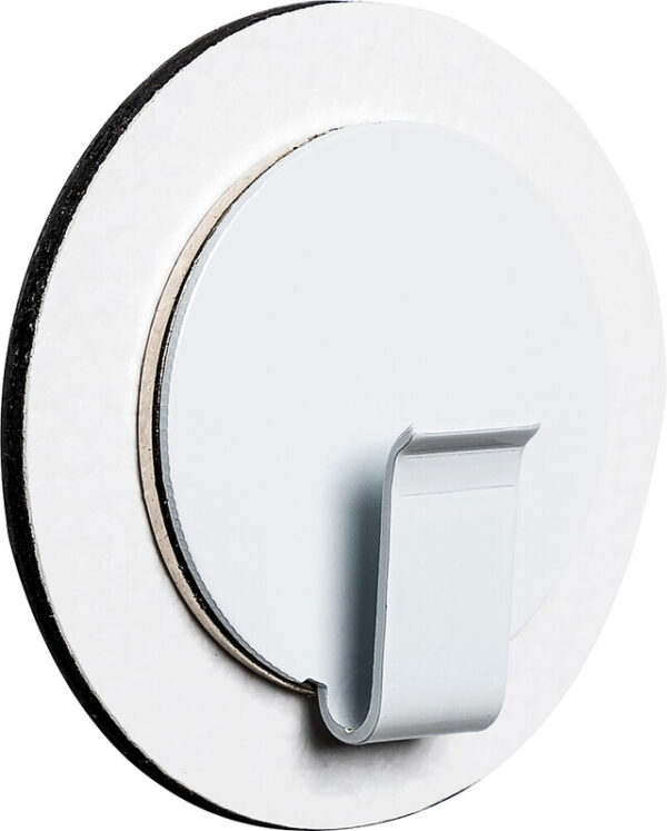 Magnet-Haken silwy CLEVER WHITE Fb. weiß inkl Metall-Nano-Gel-Pad WHITE – Bild 3