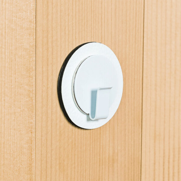 Magnet-Haken silwy CLEVER WHITE Fb. weiß inkl Metall-Nano-Gel-Pad WHITE – Bild 4