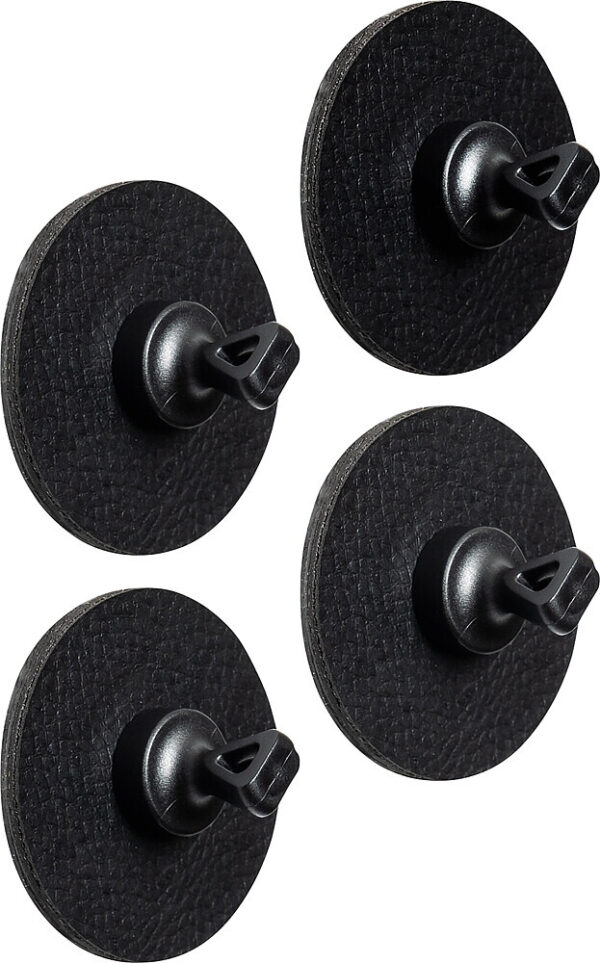 Magnet-Pins silwy FLEX 4er-Set Fb. schwarz inkl Metall-Nano-Gel-Pad BLACK – Bild 2