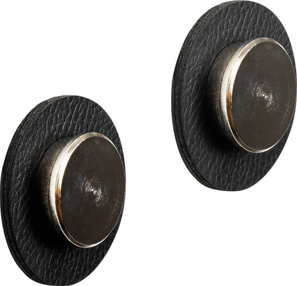 Magnet-Pins silwy SMART 2er-Set Fb. schwarz inkl Metall-Nano-Gel-Pad BLACK – Bild 2