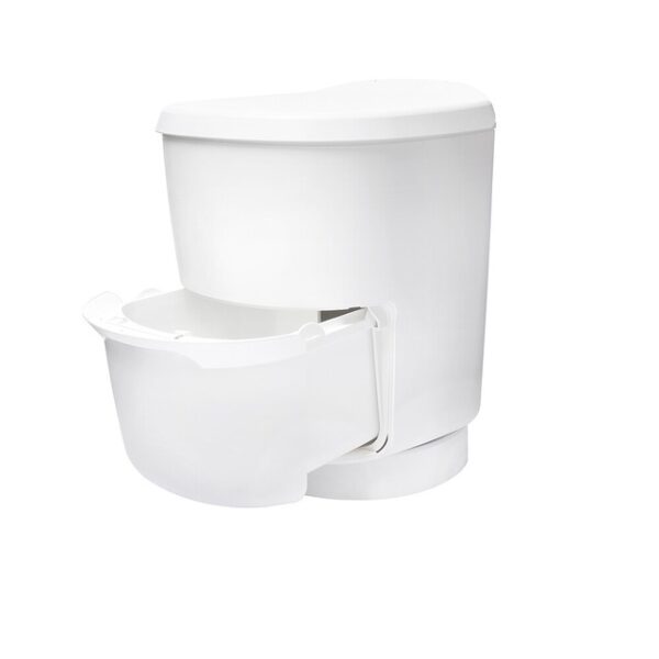Toilette clesana C1 mit Rund-Sockel Farbe weiß – Bild 3