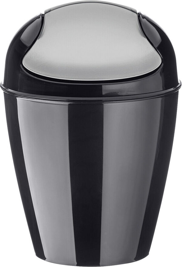Schwingdeckeleimer koziol 2 l DEL XS, Farbe cosmos black
