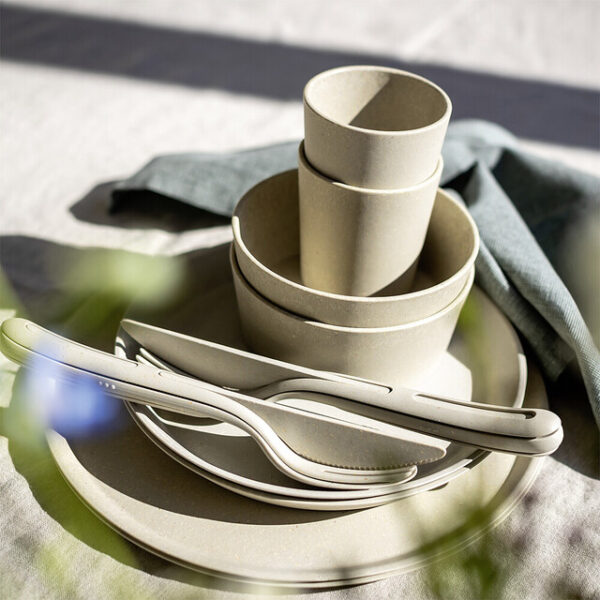 Geschirrset koziol CONNECT SET HELSINKI 10-tlg. Farbe nature desert sand – Bild 3