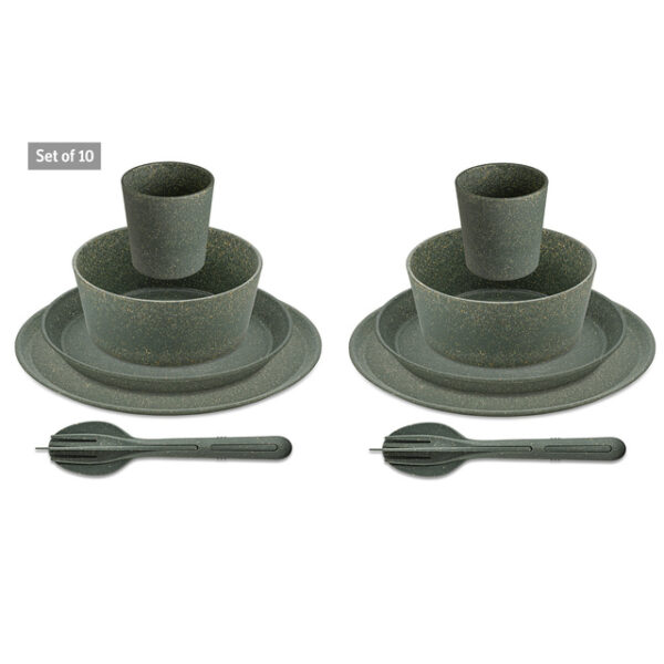 Geschirrset koziol CONNECT SET HELSINKI 10-tlg. Farbe nature ash grey – Bild 8