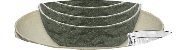Geschirrset koziol CLUB SET GÖTEBORG 16-tlg. Farbe nature ash grey / nature desert sand – Bild 6