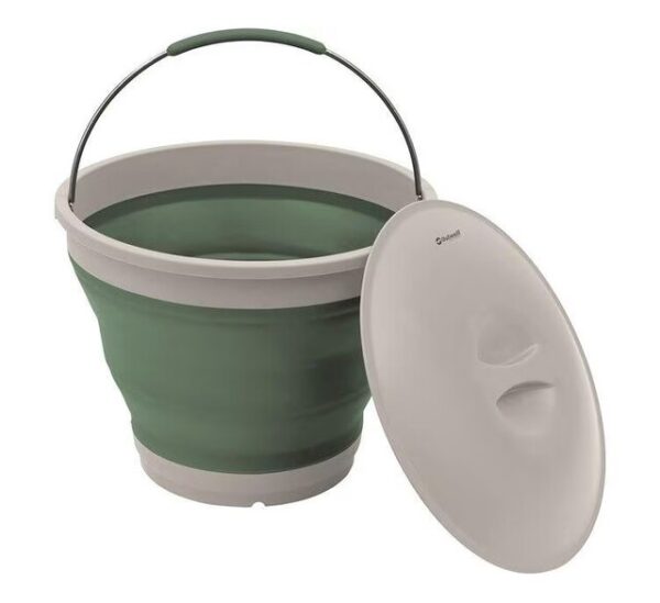 Falteimer mit Deckel Outwell Collaps 7,5 l Fb. shadow green