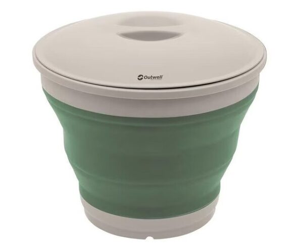 Falteimer mit Deckel Outwell Collaps 7,5 l Fb. shadow green – Bild 2