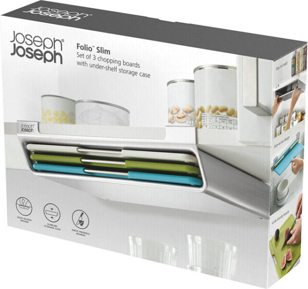 Regaleinhänge-Schneidebrett- Set Joseph Joseph Folio™ Slim 3-tlg., Fb. mehrfarbig – Bild 4