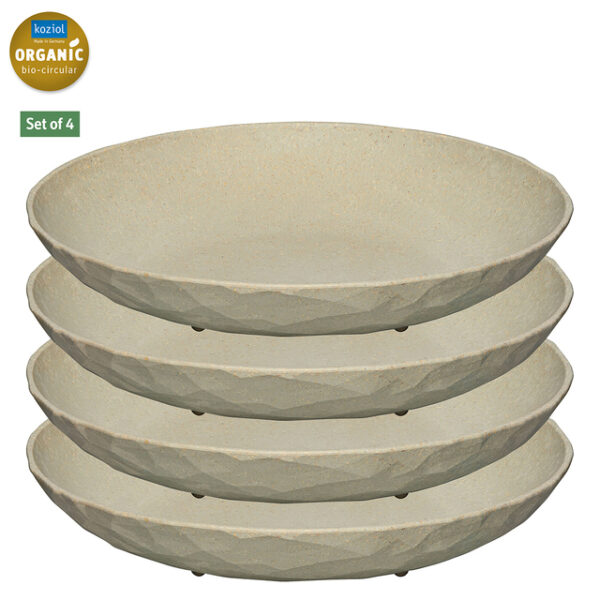 Teller tief koziol Club Plate 22 cm, 4er-Set Farbe nature desert sand – Bild 2