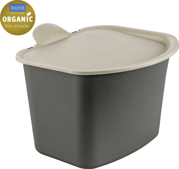 Bio Abfall-Behälter koziol 3 l BIBO Farbe nature ash grey – Bild 2