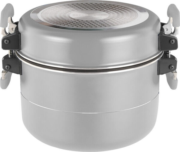 Topfset BRUNNER Fusion 7+1 Durchm. 22 cm Farbe grau – Bild 3
