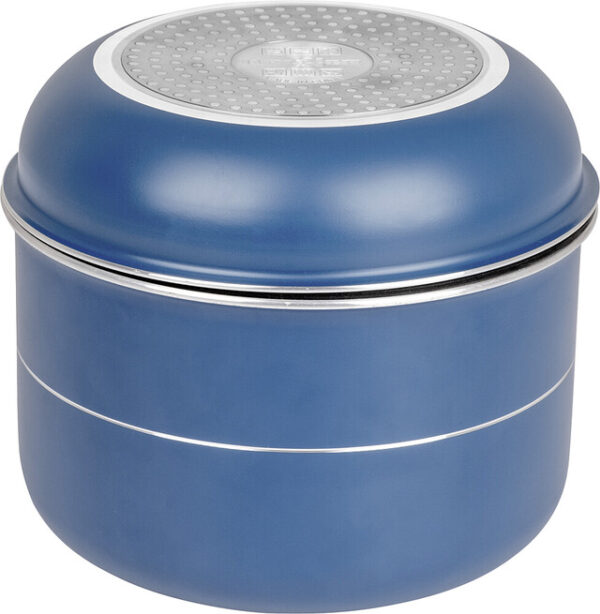 Topfset BRUNNER Carezza Spacemaster Durchm. 22 cm Vacublock, Farbe blau – Bild 9