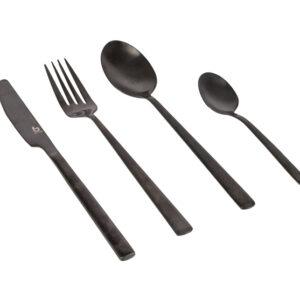 Industrial-Besteck Bo-Camp Fairbanks 16-tlg. Fb. schwarz für 4 Personen