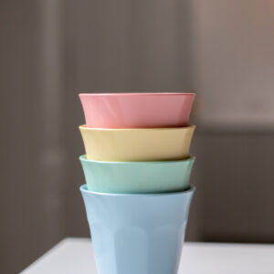 Becher koziol NORA S 4er-Set 150 ml, Farben sweet blue/green/pink/yellow