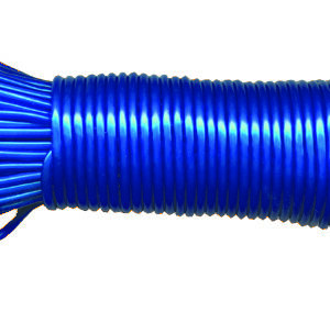 Wäscheleine heusser products 20 m Farbe blau