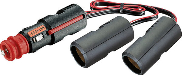Zwillingskupplung Pro Car max. 16 A / 12 - 24 V Kabellänge 0,25 m