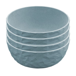 Müslischale koziol Club Bowl 4er-Set Farbe nature flower blue