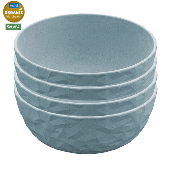 Müslischale koziol Club Bowl 4er-Set Farbe nature flower blue – Bild 2