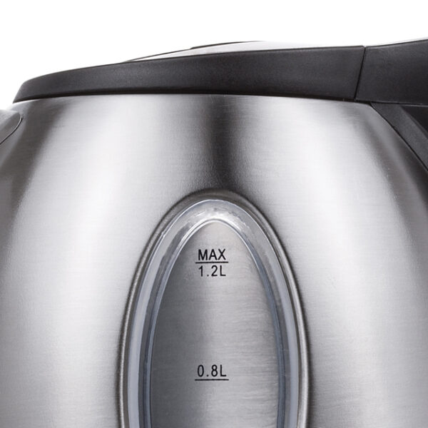 Wasserkocher TRISTAR WK-1325, 12 l, 850 W, Farbe schwarz / silber – Bild 2