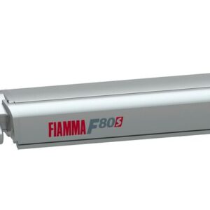 Dachmarkise FIAMMA F80S 450 x 250 cm Tuch Fb. royal grey Gehäuse Fb. titanium