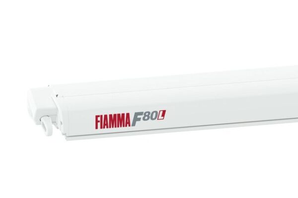 Dachmarkise FIAMMA F80 L 600 x 275 cm Tuch Fb. royal blue Gehäuse Fb. polar white
