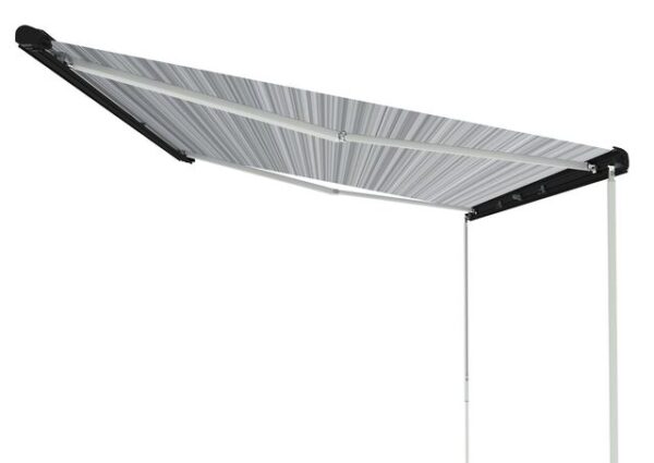 Dachmarkise FIAMMA F80 L 500 x 275 cm Tuch Fb. royal grey Gehäuse Fb. deep black – Bild 2