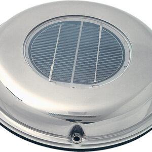 Solar-Ventilator verchromt extra flach