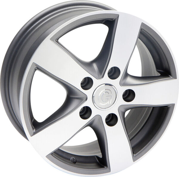 Leichtmetallfelge Goldschmitt GSM 4 Gr. 6,5 x 16 ZollLK 5x130 ET 68 passend für Fiat Ducato Fb. anthrazit poli matt