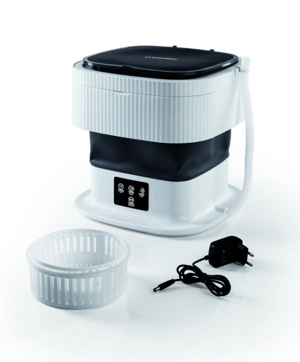 Mini-Waschmaschine EASYmaxx faltbar 40 W Farbe weiß / schwarz – Bild 2