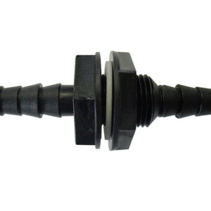 Tankanaschlussteil gerade 1 / 2 Zoll x 10 / 12 mm mit Dichtung und Mutter