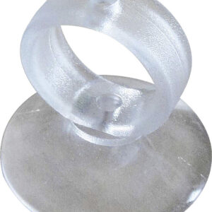 Klarsicht-Sauger Tecon 37 mm mit Zugring 10er Set