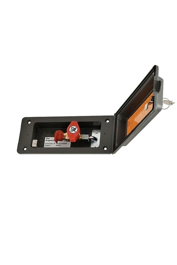 Gas-Außensteckdose WaterSolution 8 mm Fb. RAL 7000 grau