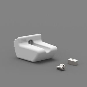 Kit Frontblendenrutsche zu F45Ti L Polar White 450-550