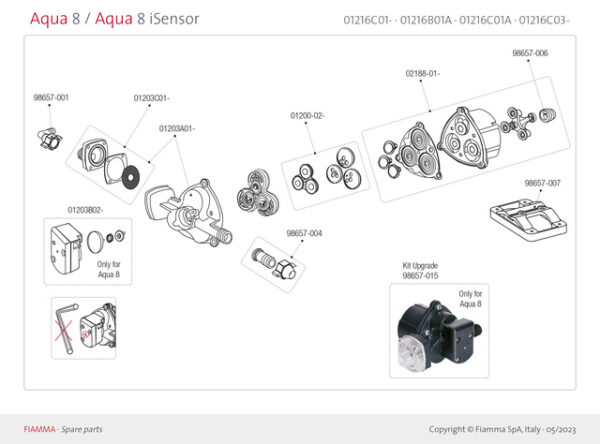 Gerader Anschluss 13mm zu Aqua 8
