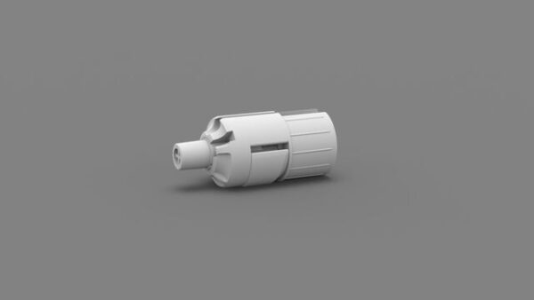 Endanschlagsvorrichunng links D= 48 mm zu F45Ti /F1Ti Serien Nr. _ 9331712