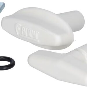 Verlängerungsset elfenbein Dachstärke 5,00 - 8,5 cm zu Dachhaube Vent 98683-116