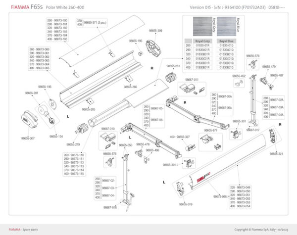 Gehäuse Endkappe links weiß zu F65S _alte Bestellnummer 05754-01-_ – Bild 2