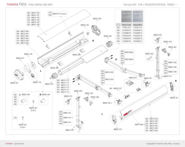 Stützfußhalterung links F 65S 260-400 – Bild 2